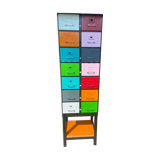 Metal cabinet with drawers