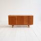 1960s Scandinavian teak sideboard with pull-out top