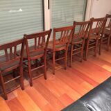 Set of 6 chairs Bistro vintage