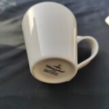 Coffee cup with its sub-cup in wave villeroy and boch new wave