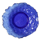 Cobalt Blue Glass Bowl by Uno Westerberg / Pukeberg / Sweden / 1970s