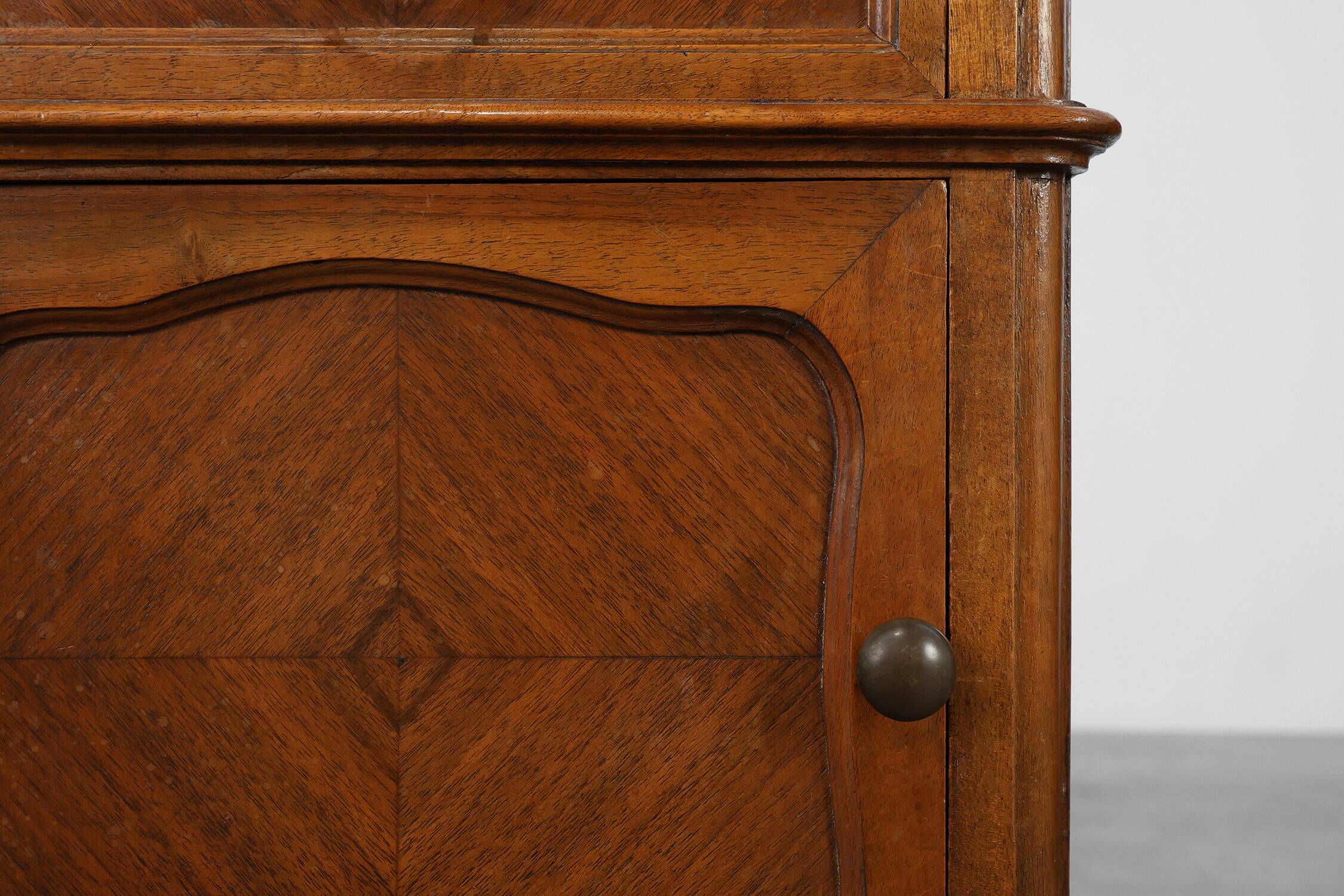 Pair Louis XV‑Style Nightstands with Marble Tops, France ca. 1900