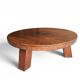 Brutalist oak coffee table / heavy weight 75 kg / 1960s