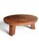 Brutalist oak coffee table / heavy weight 75 kg / 1960s
