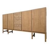 XL vintage mid-height wardrobe with brutalist accents