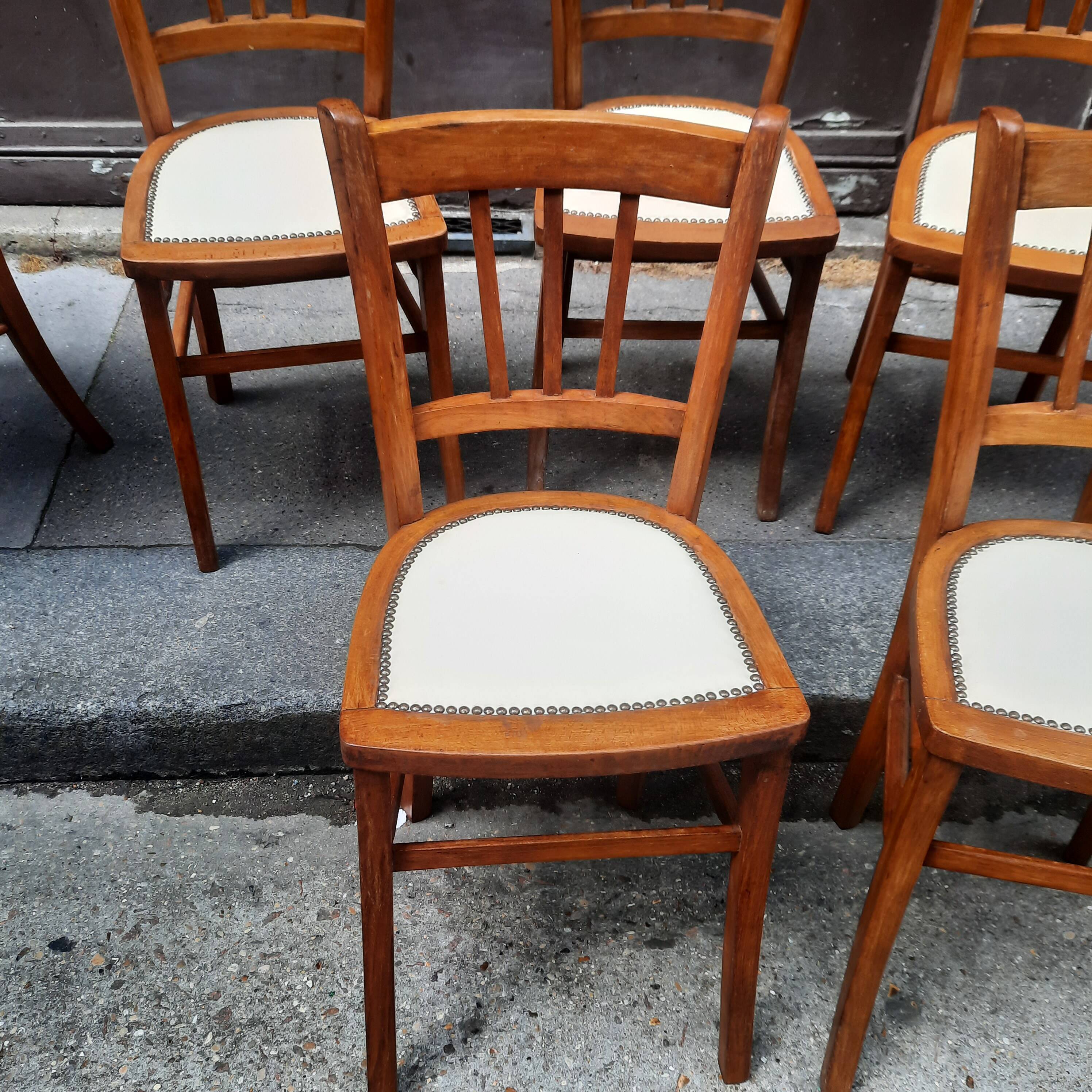 Set of 6 bistro chairs