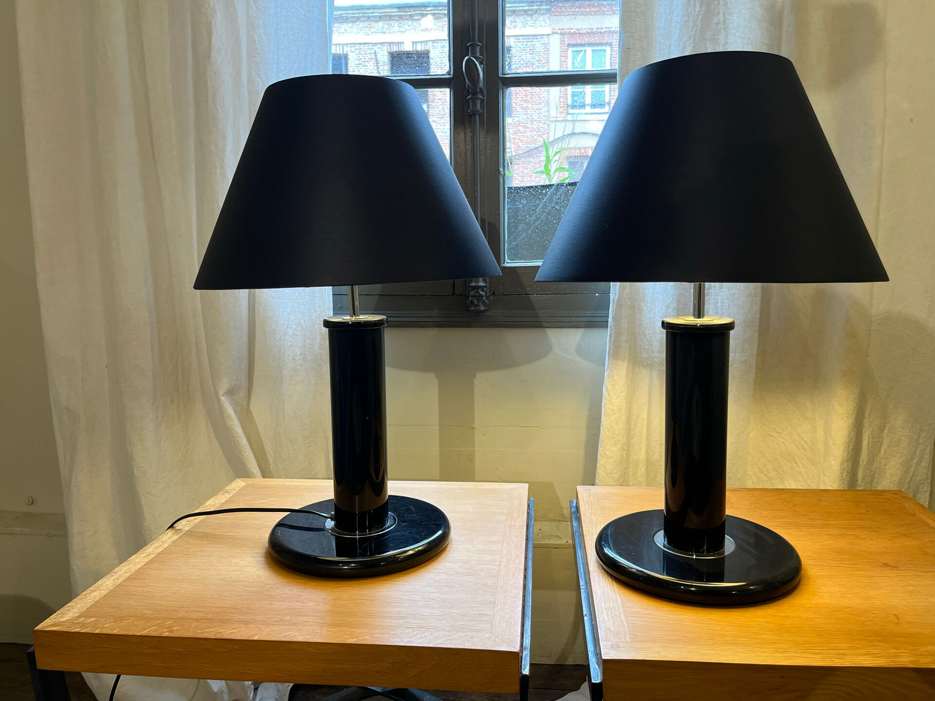 Pair of lamps 1980