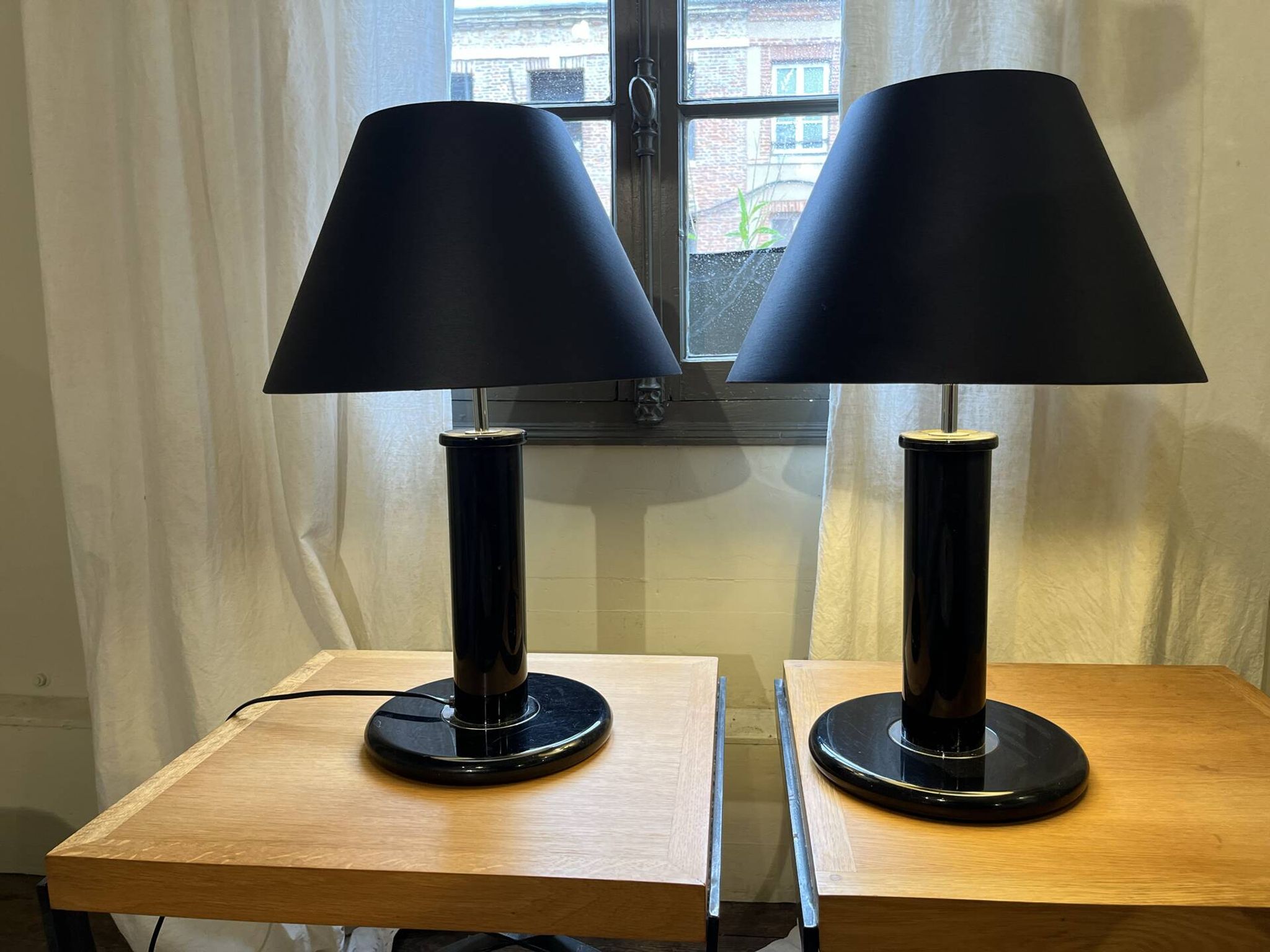 Pair of lamps 1980