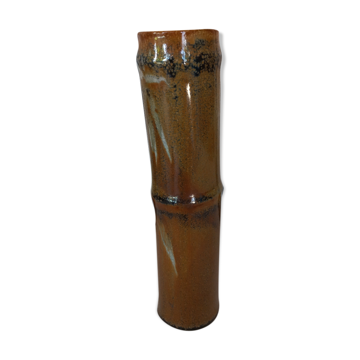 Bamboo shaped vase 1970