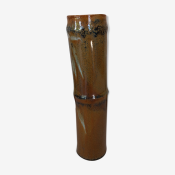 Vase forme bambou 1970