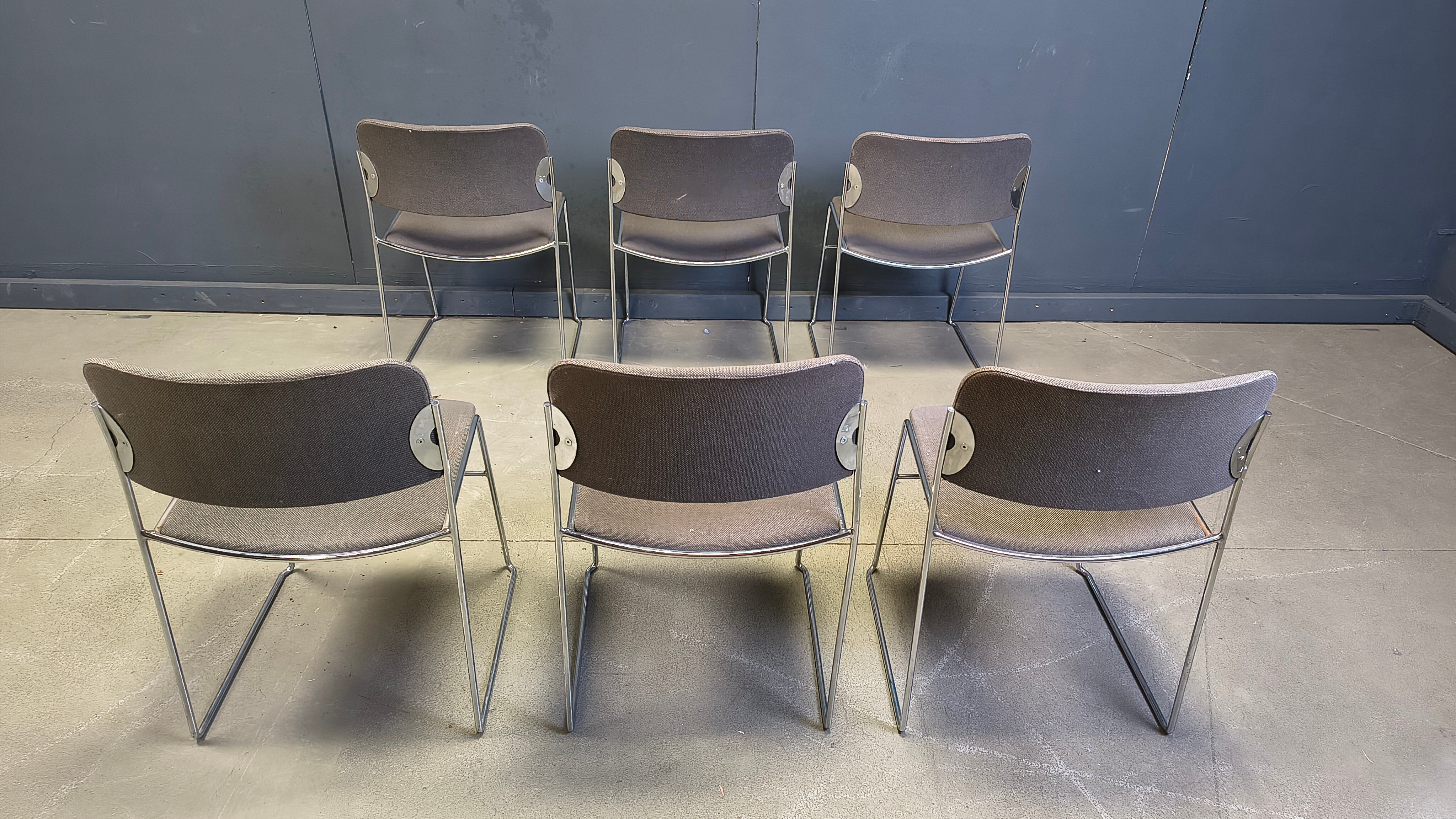 40/4 chairs by David Rowland for Seid International, 1970s