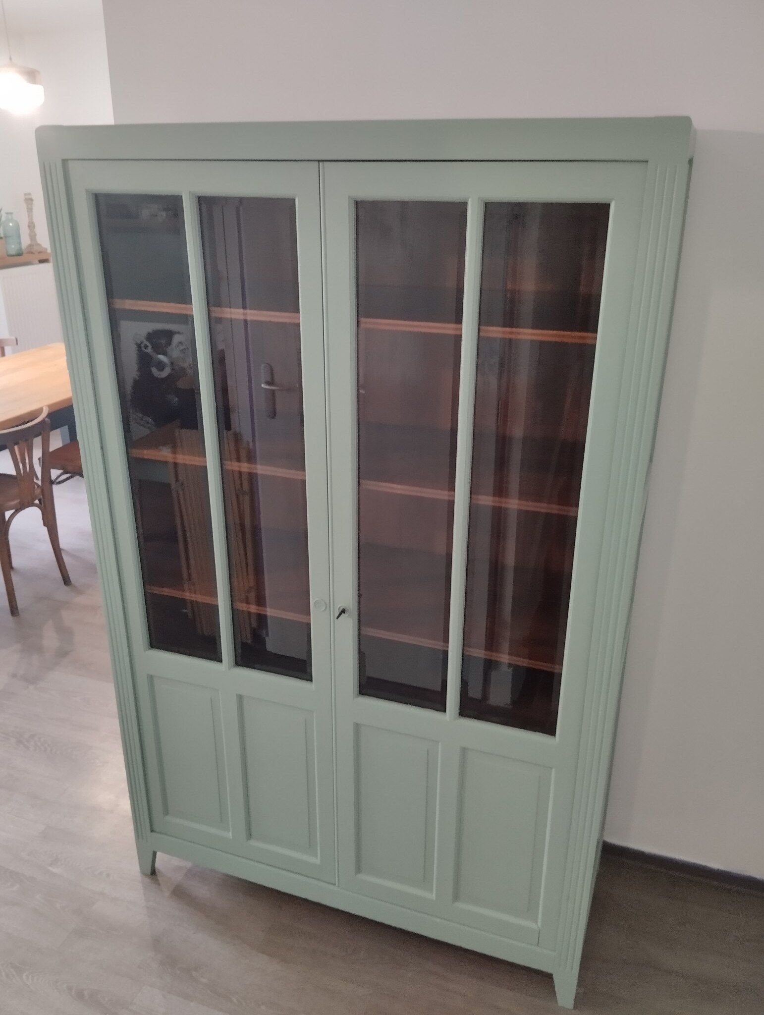 Parisian glass cabinet