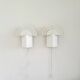Large Geometric Model 6688 'No Neon' Wall Lamps By Olle Andersson For Boréns, Sweden 1980S