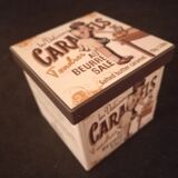 Metal advertising box for salted butter caramels from the 90s