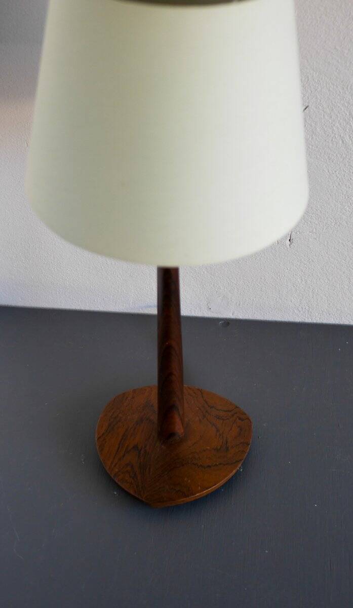 Modern teak table lamp from Eskilstuna Armatur