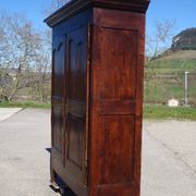 Louis Philippe wardrobe in solid walnut