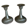 Antique brass candlesticks