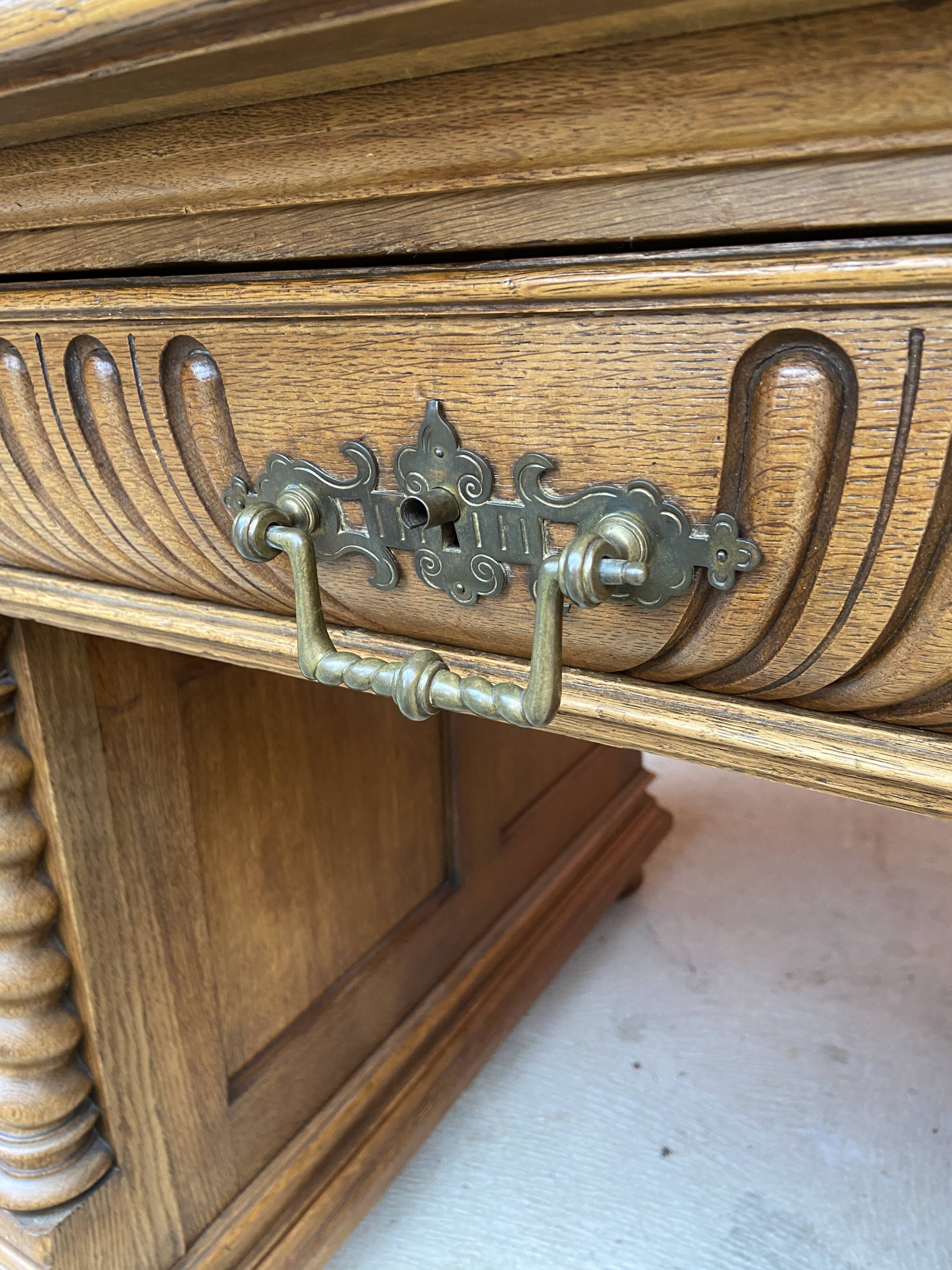 Renaissance style flat desk 1900