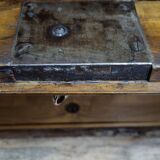 Secretary with three bodies in walnut from the Louis XVI period.