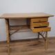 Rattan and oak desk 1950