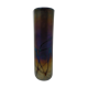 Vase en verre irisé
