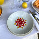 Service de table vintage Winterling, 20 pièces, décor pop années 70