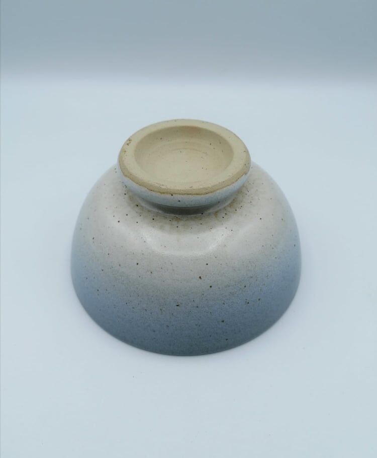 Four bowls in midnight blue sandstone