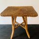 Vintage rattan coffee table