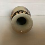 Chinese vase painted in relief