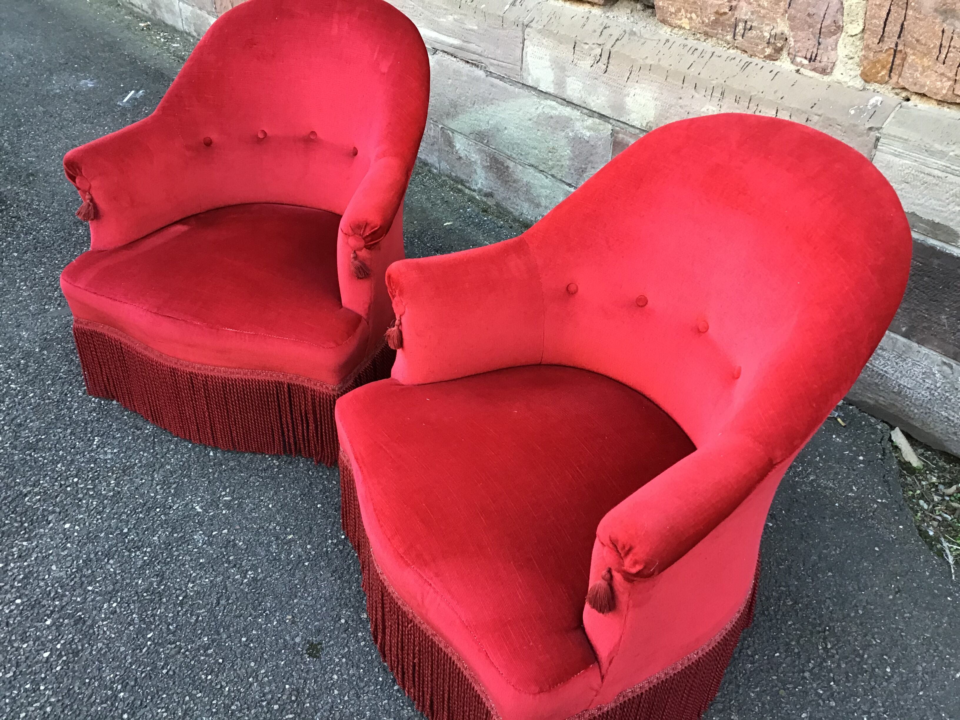 Pair of toad chairs