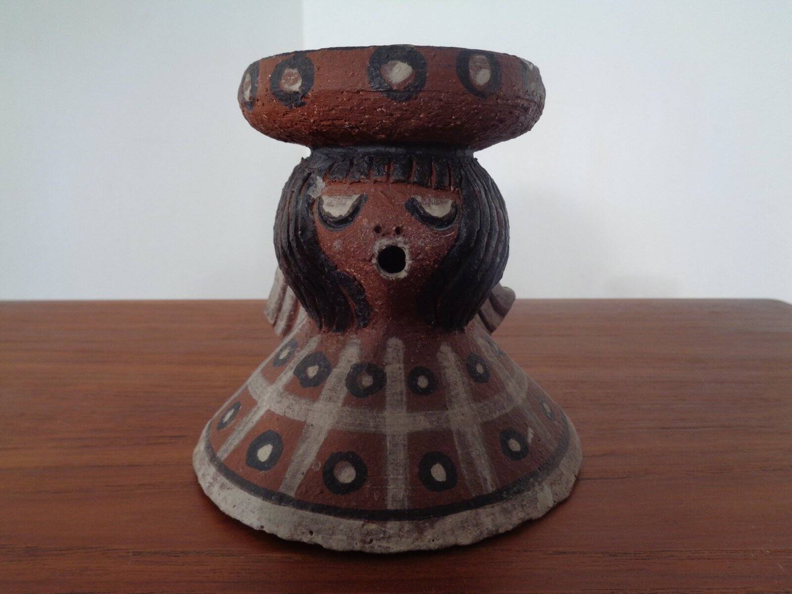 Mid-Century Ceramic Angel Candleholder by Gerhard Liebenthron, 1970s