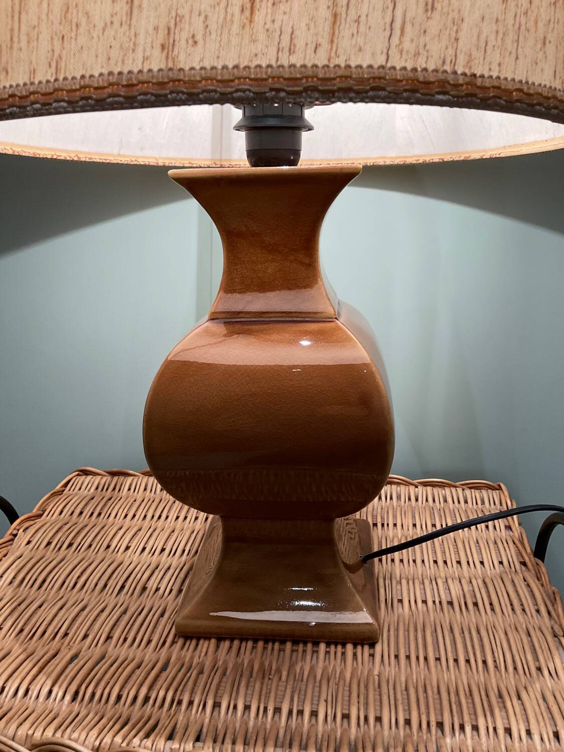 Charolles Earthenware Lamp, 1970s