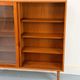 Danish Teak Cabinet with Glass Doors by Carlo Jensen for Hundevad, 1960s