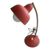 Lampe de bureau 50's rouge peinture granite de marque: aluminor nice