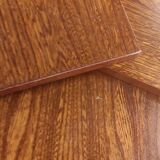 Baumann vintage Scandinavian style oval table with extension