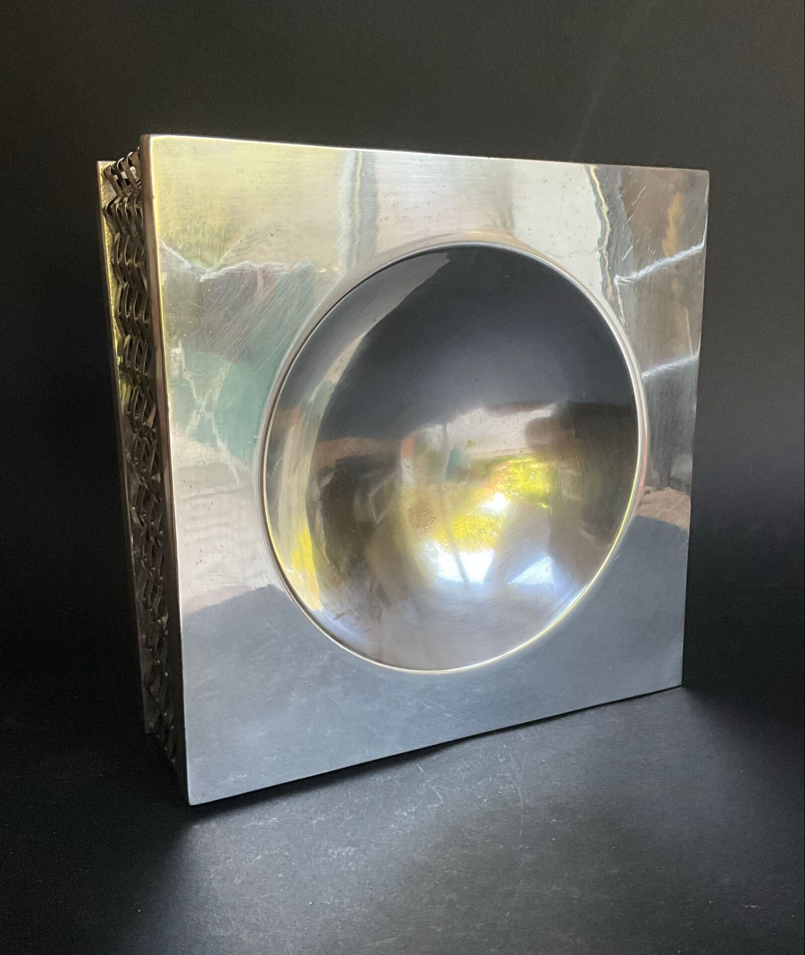 Tommaso Barbi (attributed) – Important sculptural metal vide-poche