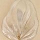 Murano Murano glass leaf wall lights 2 pairs offered.