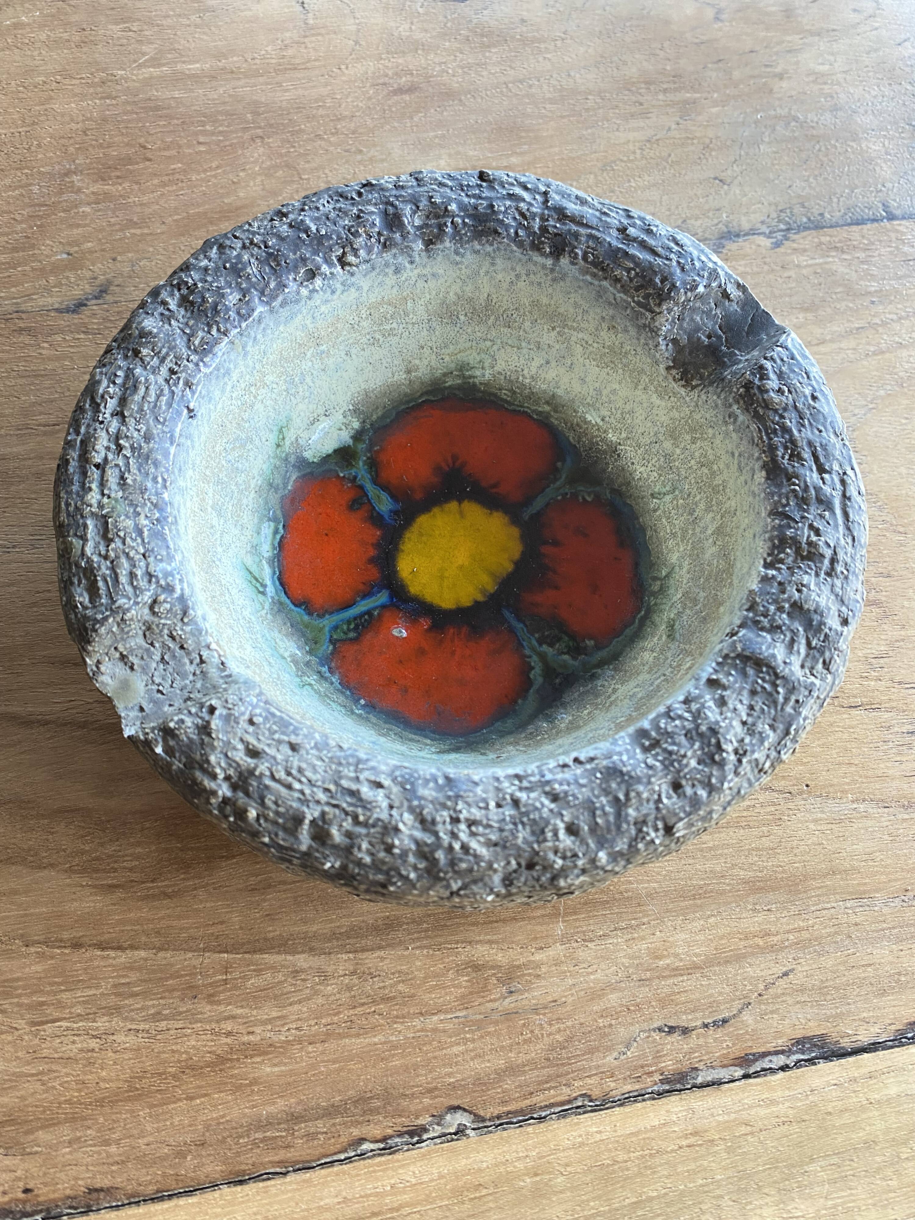 Jan van Erp ceramic ashtray 1960's