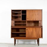 Midcentury Danish desk/bookcase/Secretaire in stunning teak.