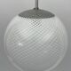 Mid-Century Venini Reticello sphere pendant. Italy 1950s