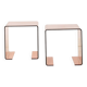 Pair of pink side tables, designed by Roche Bobois, 1970s.