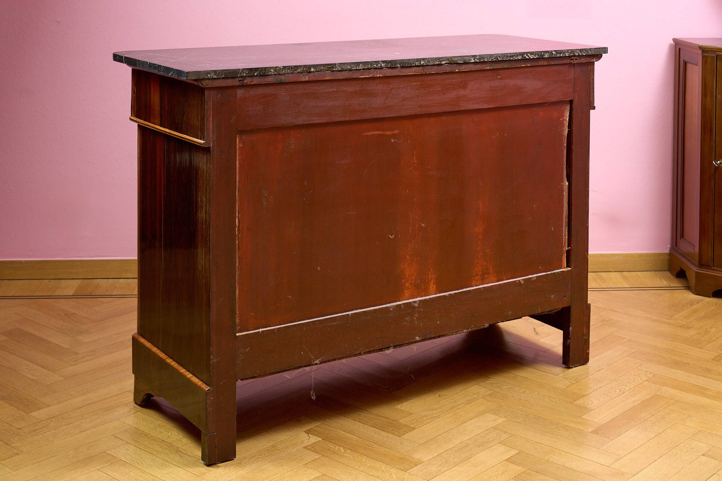 Original English walnut sideboard