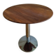 Table bistrot, pied central