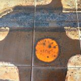 1960s vintage Vallauris ceramic coffee table