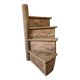 Segment of a spiral staircase in solid oak, early 19th century.