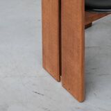 Set of Four 'Africa' Mid-Century Italian Dining Chairs by Scarpa