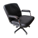 Fauteuil de bureau en cuir Stoll modèle Sedus