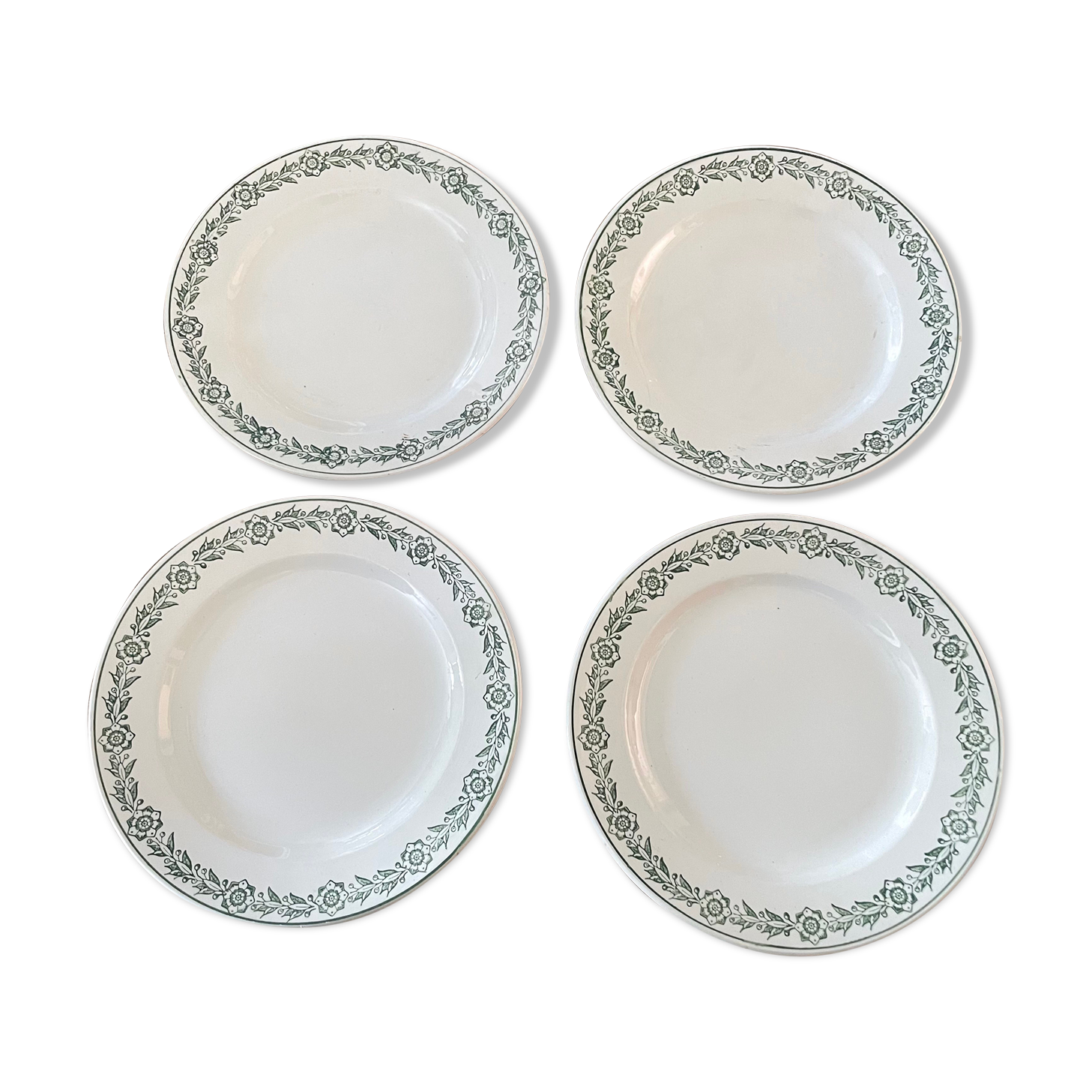 Old dessert plates st amand .