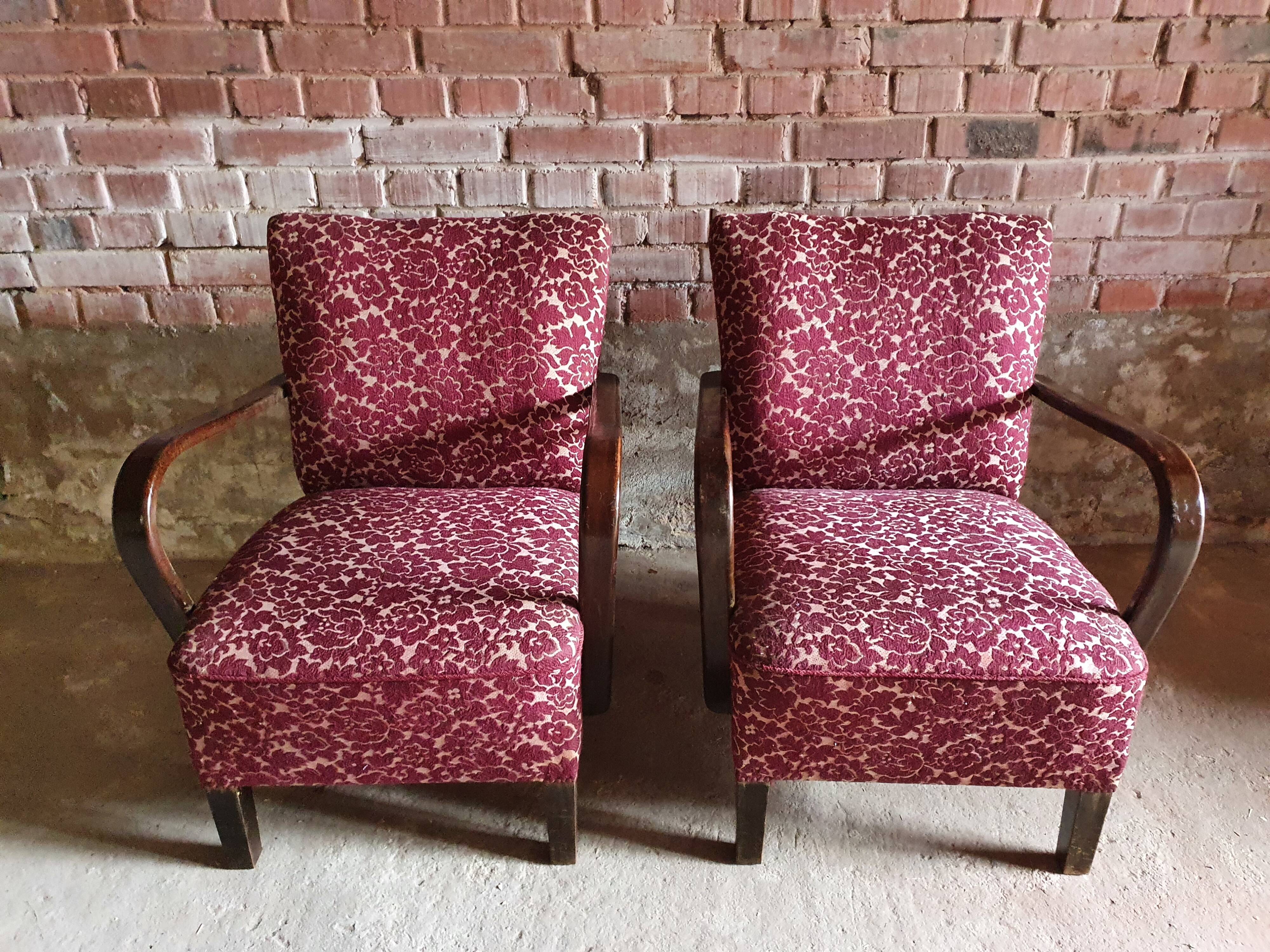 Paire de fauteuils 1950