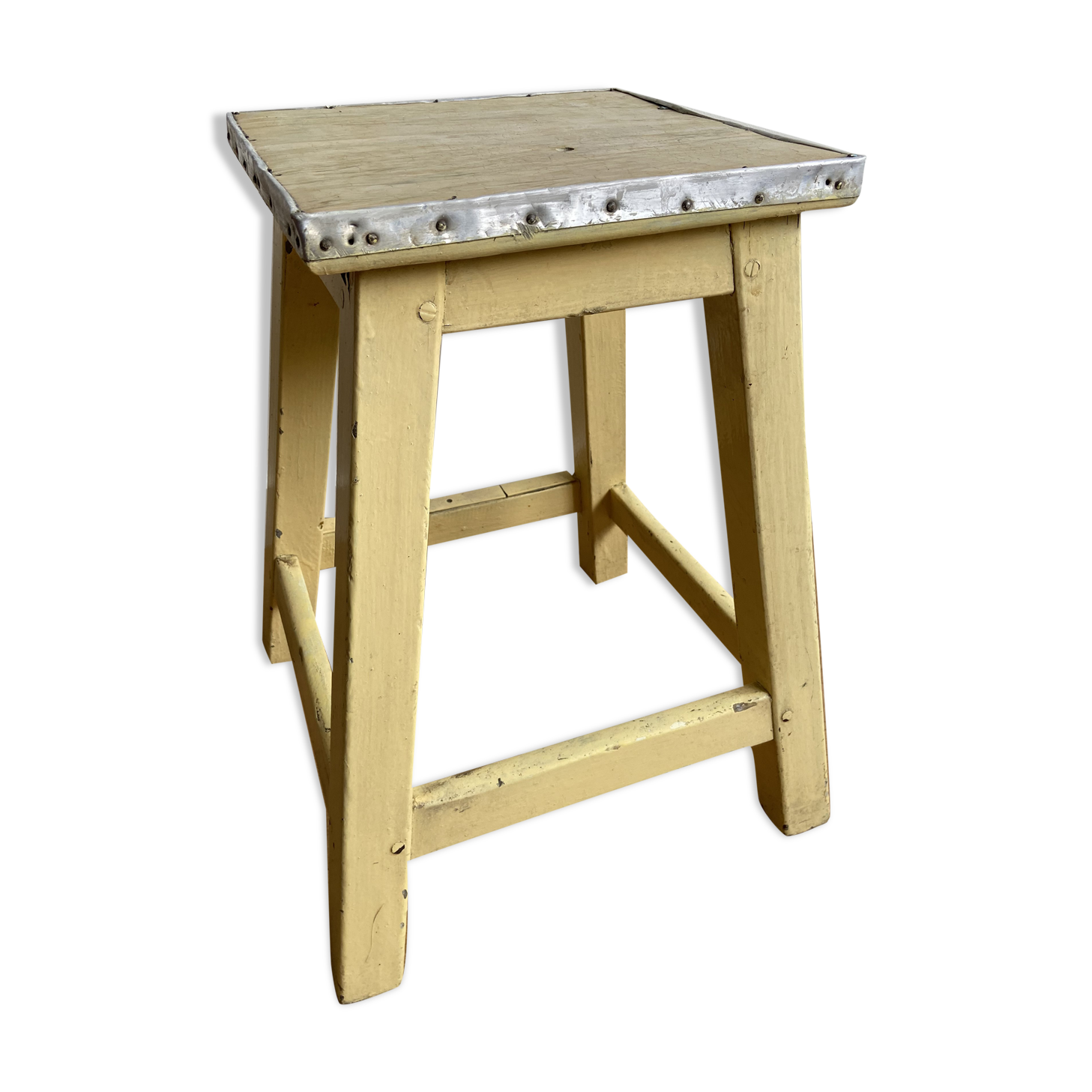 Beige farm stool